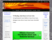 Tablet Screenshot of hitmencleanouts.com